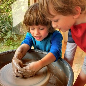 Children at Pottery